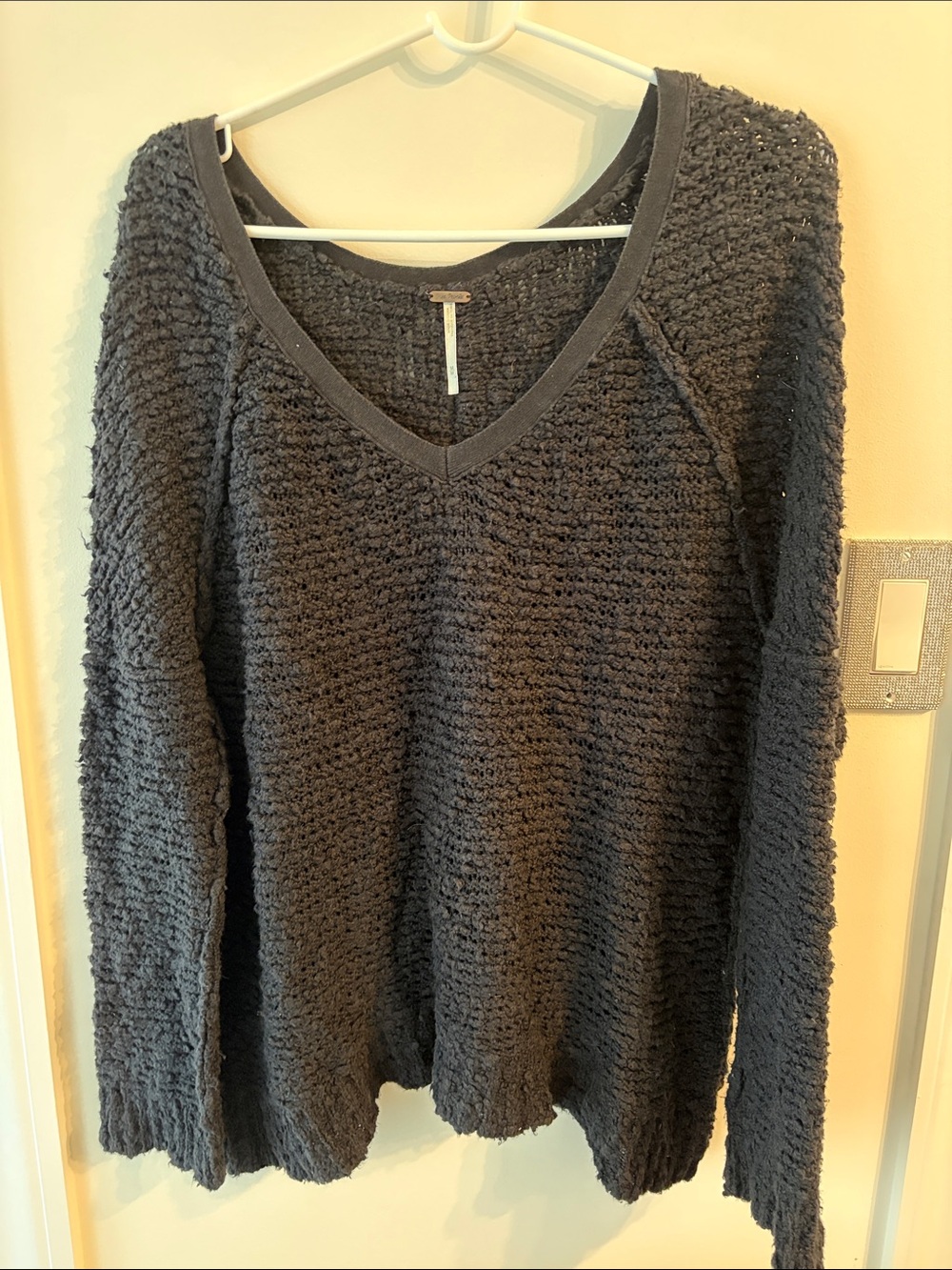 Free people V neck pullover sweater